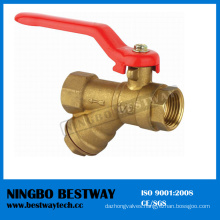 Brass Strainer Ball Valve with Filter (BW-B06)